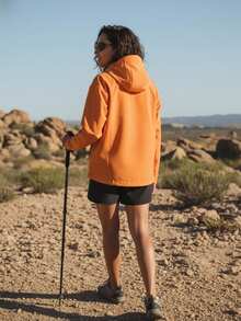 In My Nature 女士休闲防水拉链连帽户外夹克