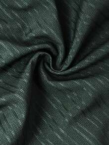 SHEIN LUNE 大码女士夏季套装两件套，女士度假装，女士商务休闲装，女士两件套夏季套装，乡村风套装 - 軍綠色 - 查看 7