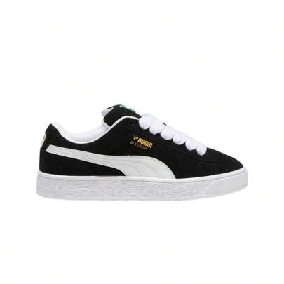 Puma Suede XL Lace Up Women's Sneakers Black 395205