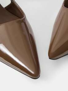 Mnmlis Damen Mode Spitze Stiletto Schnallen Riemen High Heel Pumps