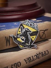 HARRY POTTER X SHEIN 4件套卡通图案胸针套装，奢华小饰品，情侣可爱风格，适合派对、音乐会/节日等场合 - 白金 - 查看 5