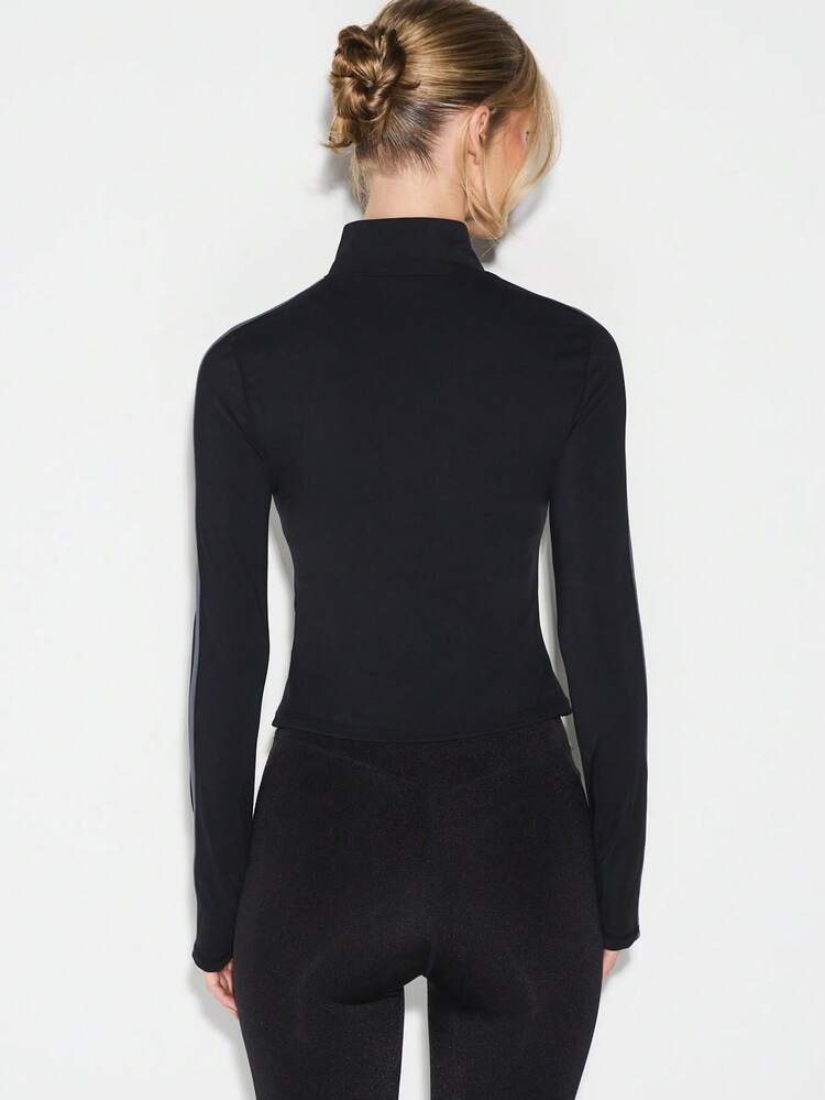 KIZN Full Zip Track Jacket With Contrast Stripes