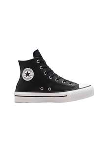 Converse Chuck Taylor All Star Eva Lift Leather Kids Sneakers Black A02485C - Black - View 1