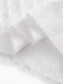 MOTF PREMIUM RHOMBUS KNIT RHINESTONE SWEATER, AUTUMN/WINTER - White - View 8