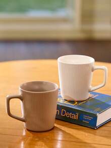 Cirelle 1个压花马克杯，简约咖啡杯，陶瓷马克杯，万圣节、圣诞节、父亲节和母亲节送给朋友的礼物，酒吧个性化水杯和牛奶杯，情侣杯 - 彩色 - 查看 6