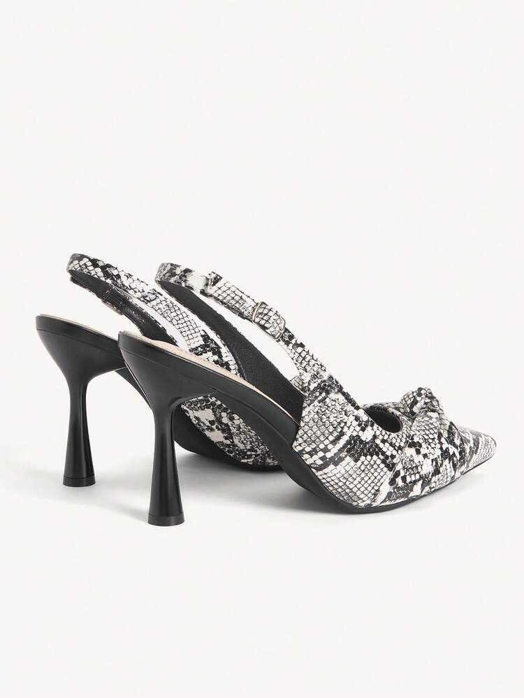 CUCCOO CHICEST Women's Pointed Toe Buckle Design Everyday Versatile Fashion High Heels Wedding Shoes Summer Shoes Bride Shoes