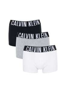 Calvin Klein 3 Pack Men's Boxer Briefs - Black, Grey, White - View 1