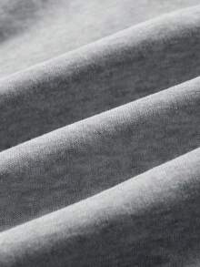 PAVTROS Quần nỉ thể thao nam trơn màu thường ngày - Xám - Xem 8