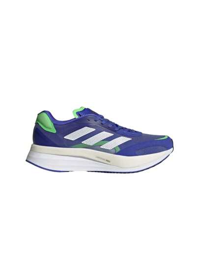 Adidas Adizero Boston 10 Men Shoes  Ink / Cloud White / Screaming Green FZ2498