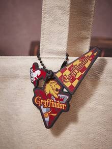 HARRY POTTER X SHEIN A Magic Revival Golden Red Eagle Academy Bead Chain PU Keychain - Red - View 4
