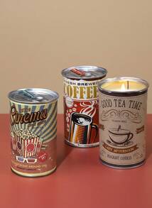 Joivida 复古美式菜肴系列铁皮香氛蜡烛，高级香氛装饰礼品氛围蜡烛，圣诞节，情人节