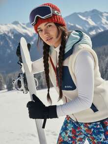 In My Nature 女士休闲户外连帽背心夹克，秋冬