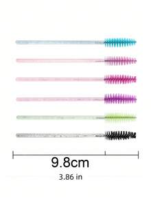 200/100pcs /70pcs /50pcs /10pcs Bulk Disposable Mascara Wands Eyelash Brush Spoolies Makeup Applicator Eye Lash Extension Eyebrow Comb Makeup Tools Room Decor Vanity Travel Bedroom Beauty Supplies Professional Lash Kit Makeup Accessories Beauty Tools - Multicolor - View 18