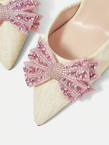 CUCCOO HITCHD Women's Pointed Toe Buckle Design Fashionable High Heels For Daily Wear - Apricot - View 10