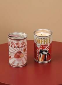 Joivida 复古美式菜肴系列铁皮香氛蜡烛，高级香氛装饰礼品氛围蜡烛，圣诞节，情人节