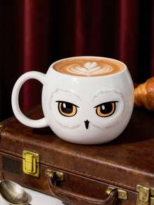 HARRY POTTER X SHEIN Hedwig 600 Ml Ceramic Owl Mug, Gifts,Valentine's Day, Back To School