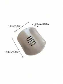 Cirelle 1pc Stainless Steel Soap Dish - Durable Flying Saucer-Shaped Design, Suitable For Kitchen Sinks And Bathroom Showers. Glossy Surface, Rust-Proof And Easy To Clean - Multicolor - View 8