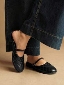 Rosivie Scarpe da donna casual e versatili slip-on con suola piatta - nero - Visualizzare 8