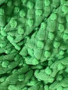 Swim Mod 2pcs/Set Green Bikini,Summer Casual Beach Vacation Holiday Halter Swimwear With Golden Starfish Decor Solid Textured Fabric Bathing Suit - Green - View 6