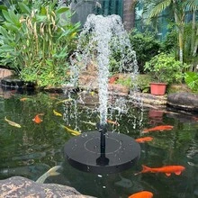 1个太阳能鸟浴喷泉水泵，适用于户外庭院、花园、小型池塘和景观装饰，母亲节、生日礼物、婚礼装饰、户外装饰、花园装饰、家居装饰 - 彩色 - 查看 3