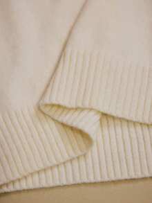 MOTF PREMIUM ASYMMETRICAL HEM SWEATER SKIRT - Apricot - View 7