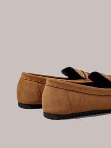 Styleloop 舒适休闲简约女士乐福鞋 - 棕色 - 查看 4