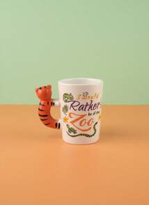 Joivida 1 Stück die kreative Keramik Kaffeetasse mit Henkel hat ein fantasievolles Design, das sich für Familien, Cafés, Weihnachts- und Valentinstags-Geschenke eignet. Es ist eine Cartoon-Tier-Trinkschale, eine Frühstücks-Milch- und Saftschale sowie ein Paar-Geschenk. Sie ist ideal sowohl für Getränke als auch zum Verschenken, zu Weihnachten und Valentinstag. - Verschiedenfarbig - Übersicht 3