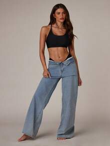 SHEIN BAE 性感露背无缝胸罩，新娘内衣，女士透气胸罩罩杯，带可调节肩带 - 黑色 - 查看 9