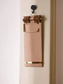 Cirelle 1pc Retro Memo Clipboard: Hanging Roll Paper Memo, Adhesive-Free Wooden Memo Pad & Blank Reminder Notebook Ramadan - multicolor - View 5