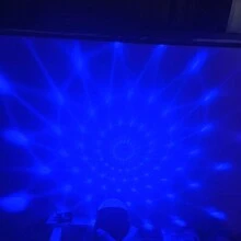 1 Pc Disco Ball Light - 7 Lighting Modes, Perfect For Parties, Festivals, Birthdays & Gifts, USB Powered - Multicolor - View 11