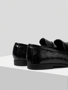 Mnmlis Women's Casual Versatile Commuting Minimalist Flat Loafers Shoes For Christmas - Black - View 10