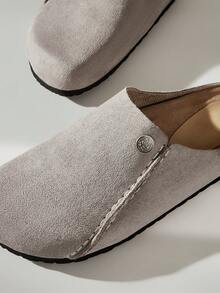 Solecia 女士休闲套脚穆勒鞋 - 淺灰色 - 查看 6
