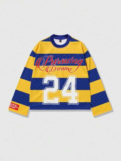 Street Life Camiseta de manga larga de moda callejera, tops a juego para parejas