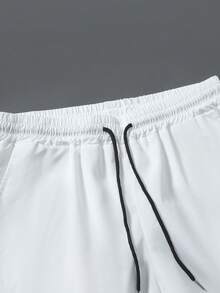 PAVTROS 男士拉链夹克和抽绳腰带口袋长裤休闲套装，通勤装；男士两件套裤装；男士运动套装；白色和红色运动套装；红色条纹运动套装；男士运动服套装 - 彩色 - 查看 5