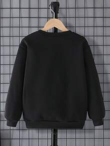 SHEIN 4-Season Versatile Boys' Casual Fashion Creative Personalized Refreshing High-End Colorful Digit 67 Biscuit Graphic Print Comfortable All-Match Short T-Shirt, Cozy Summer And Fall Styles Suitable For Boys' Daily Wear