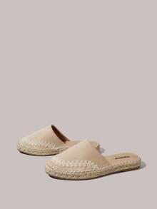 Styleloop 女士尖头时尚平底便鞋 - 杏色 - 查看 3