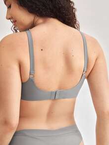 Moonlight&Mama 2pcs Maternity Solid Color Arched Nursing Comfortable Bras - Multicolor - View 2