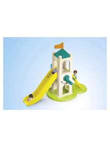 Playmobil JUNIOR: Adventure Tower With Ice Cream Booth GIRLS FIRST 71703 - Multicolor - View 4