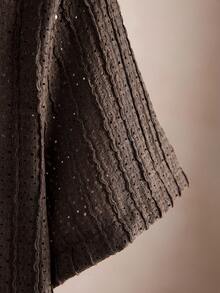 Core Aspect Men Solid Color Single-Breasted Casual Short Sleeve Shirt (Random Print) - Brown - View 3