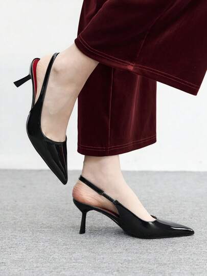 CUCCOO BIZCHIC 女士休闲纯色高跟鞋，适合通勤和日常穿着