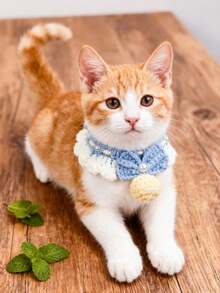 PETSIN 宠物可爱领结项圈围兜；宠物领结项圈；宠物针织项圈；宠物配件；宠物用品。