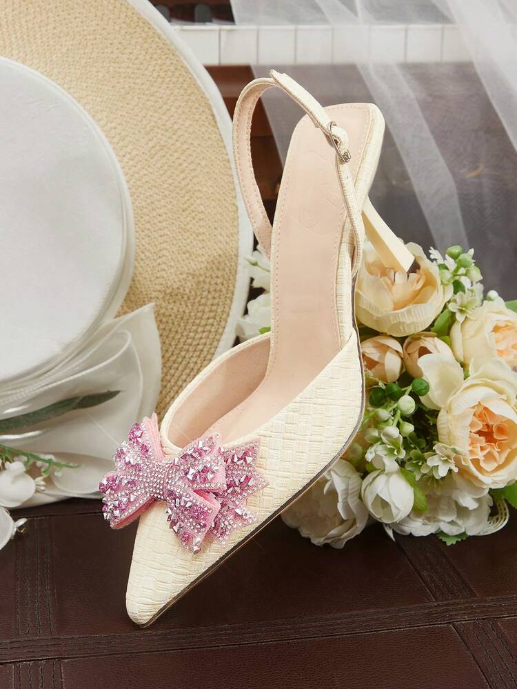 CUCCOO HITCHD Women's Pointed Toe Buckle Design Fashionable High Heels For Daily Wear