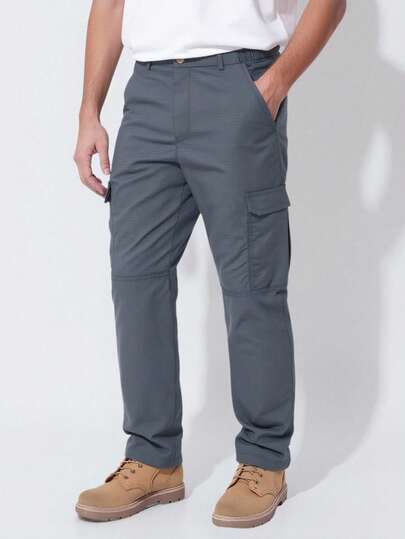 Manfinity Nomadique 男士户外徒步休闲纯色工装裤