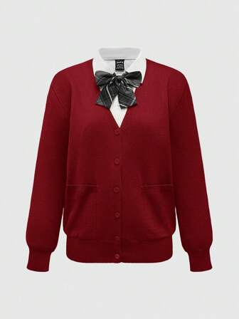 J-Fashion Casual Women Cardigan, Collegiate Style, Autumn