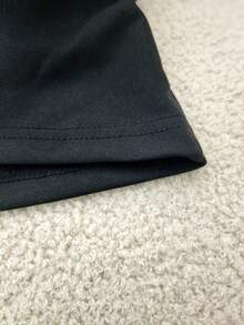 Resyla 时尚简约蝴蝶结设计长裙 - 黑色 - 查看 4