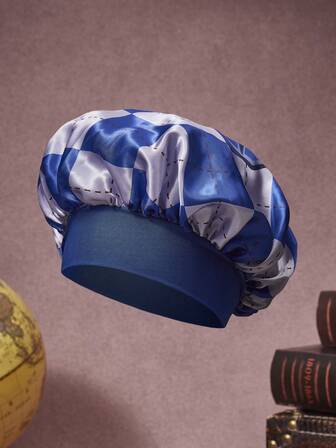 HARRY POTTER X SHEIN House Navy Blue Eagle Badge Women's Hair Bonnet