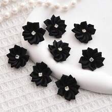 50pcs Handmade Embellished Flower DIY Clothing Accessories - Multicolor - View 13