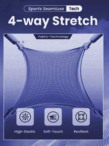 Slayform Leggings femininas de cintura alta, sem costura e modelagem slim - Leggings resistentes, macias ao toque, de secagem rápida, respiráveis e com elasticidade em 4 direções, ideais para corrida, ciclismo, ioga, pickleball, exercícios e uso casual. - Azul marinho - Ver 7