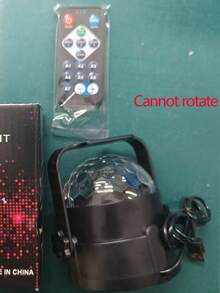 1 Pc Disco Ball Light - 7 Lighting Modes, Perfect For Parties, Festivals, Birthdays & Gifts, USB Powered - Multicolor - View 18