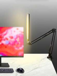 1Pc Desk Lamp For Home Office, Modern Table Lamp For Living Room Touch Control Led Desk Lamp With Night Light - black - View 6
